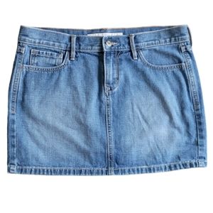 Y2K Denim Micro Mini Skirt